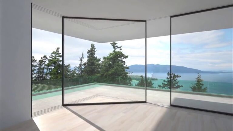 Ventanas sin marcos: la elegancia de las cortinas de cristal